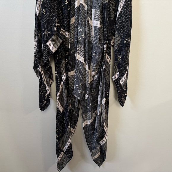 Free People Festival boho oversized cape flowy duster - Twilight stars - Picture 4 of 9